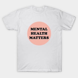 Pastel Mental Health Matters T-Shirt